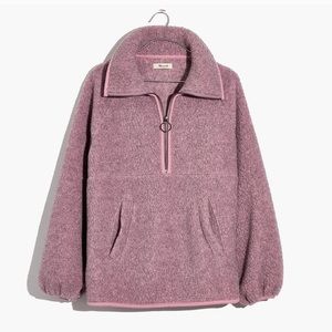 NWT Madewell polartec half zip fleece